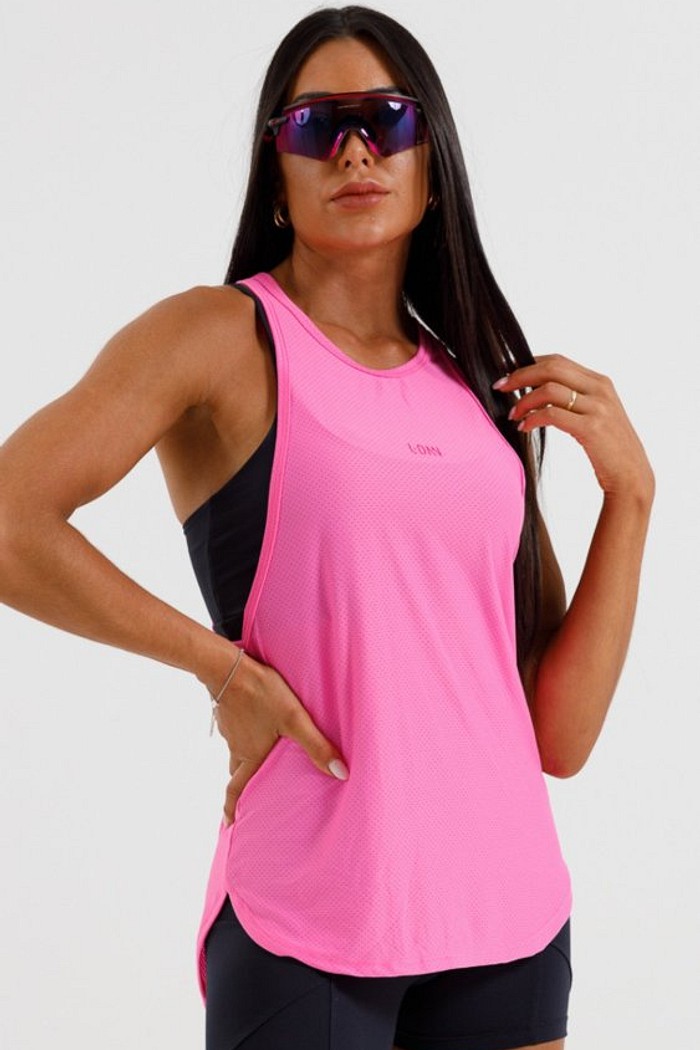 Regatão Dryfit Rosa Chicletes