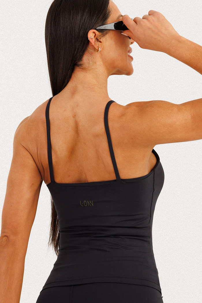 Regata Cali de Alça Fina Preto