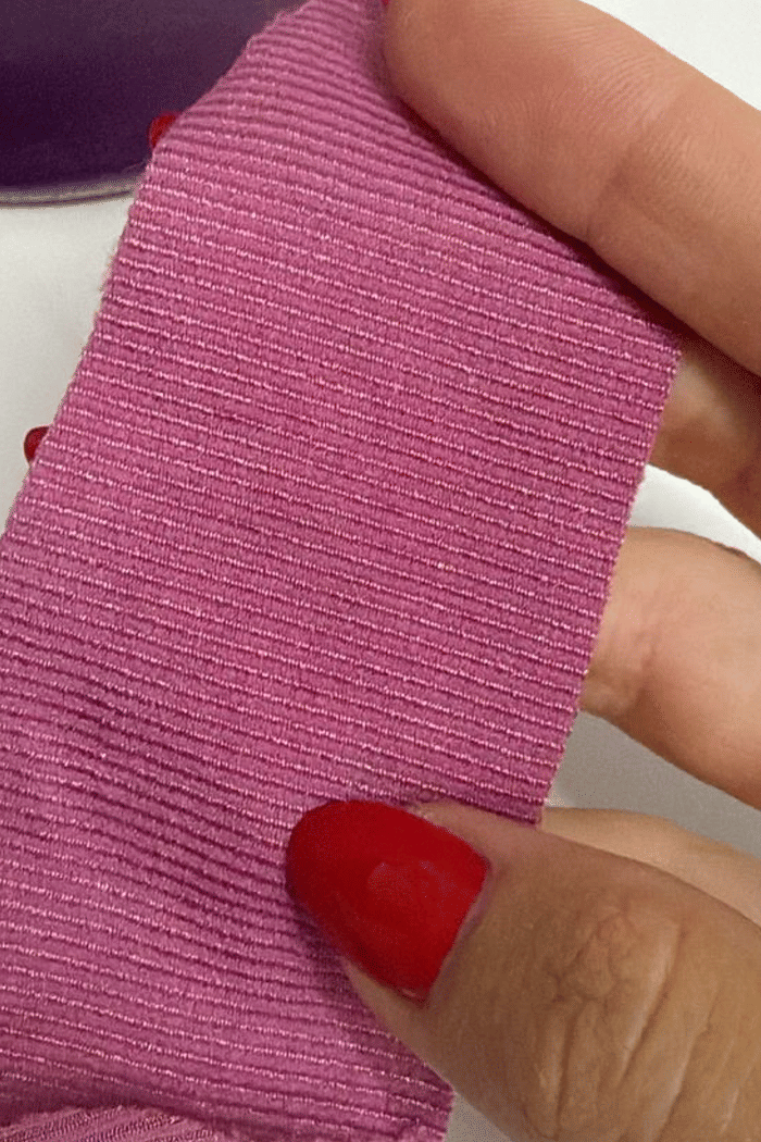 Top Canelado Alça Larga Rosa Blush