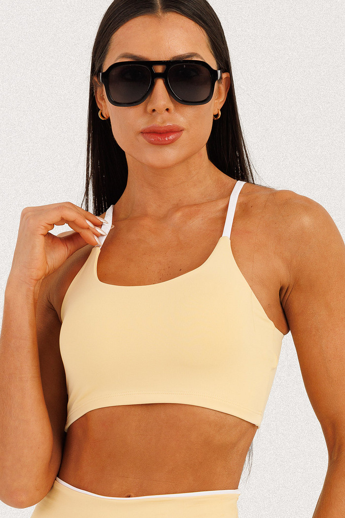 Top Cali Manteiga e Branco