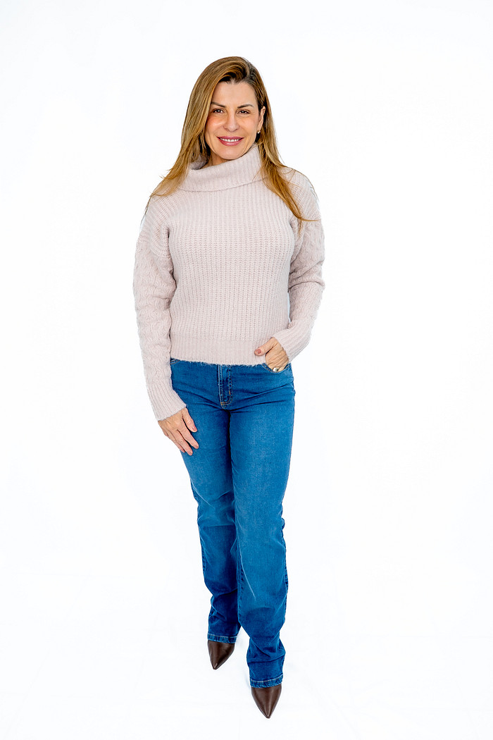 Calça Reta Tradicional Jeans Lênis