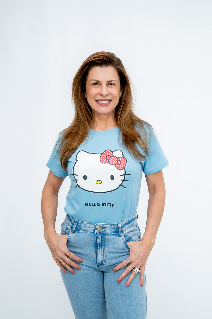 Tshirt Hello Kitty Azul
