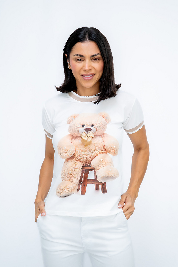 Tshirt Urso Bege
