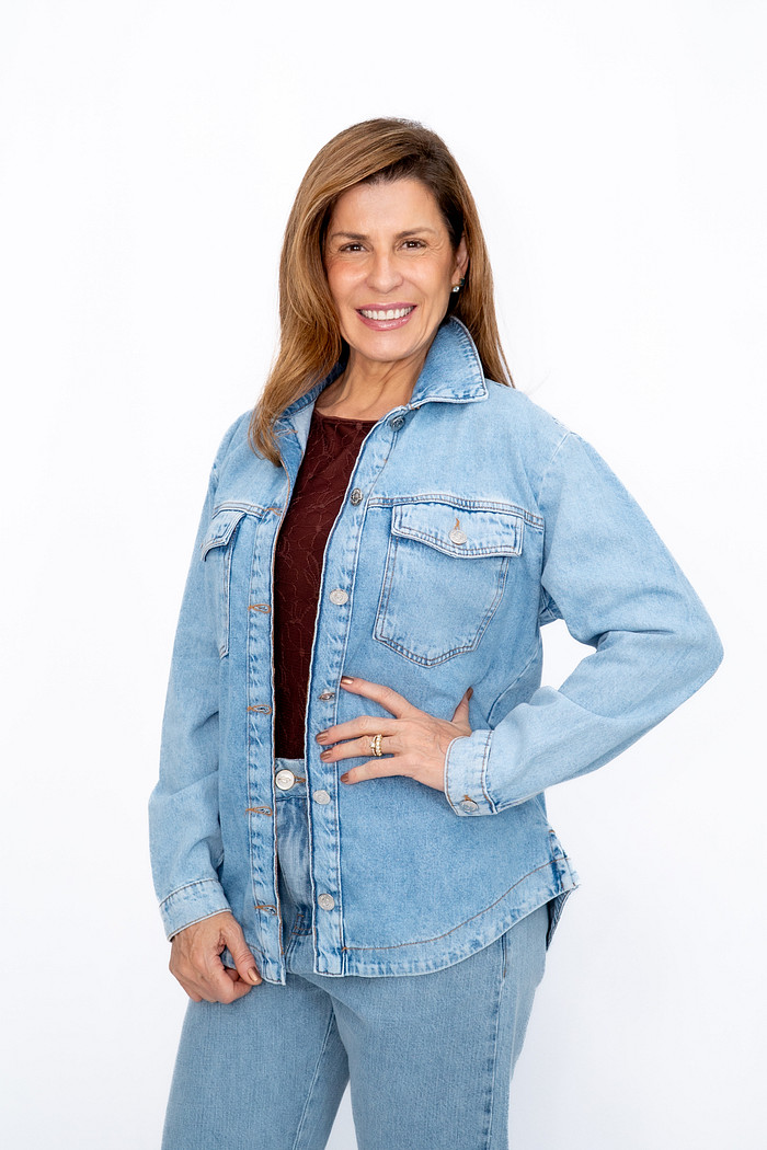 Camisa Alongada Jeans