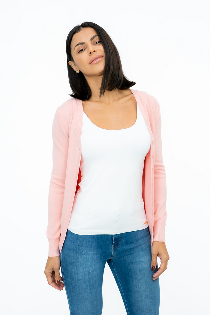 Casaco Modal Rosa