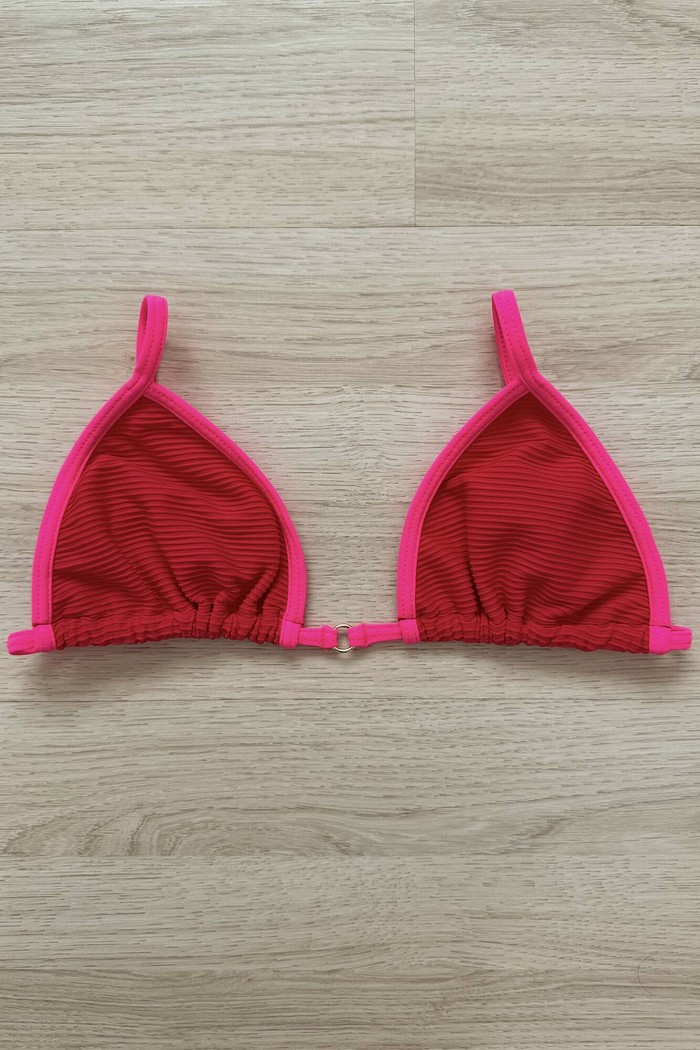 TOP SIMPLE ARGOL RED+PINK