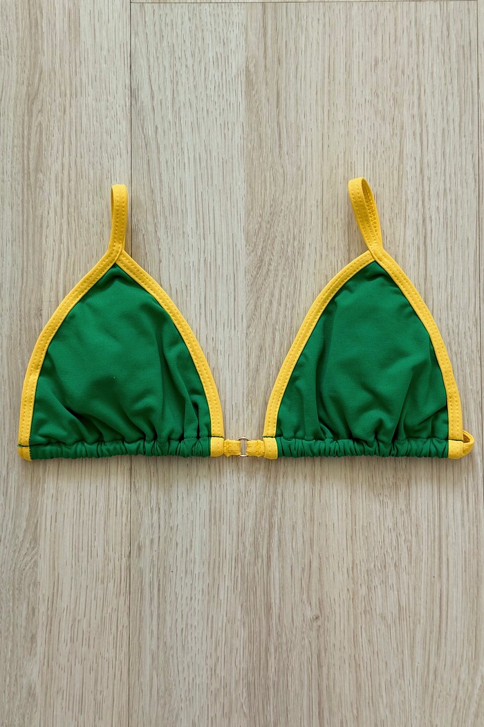 TOP DE BIQUÍNI CORTININHA SIMPLE ARGOL BRASA