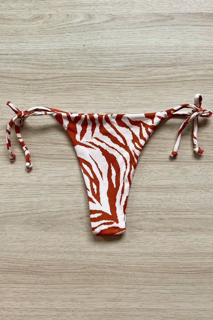 CALCINHA BASIC ZEBRA COBRE