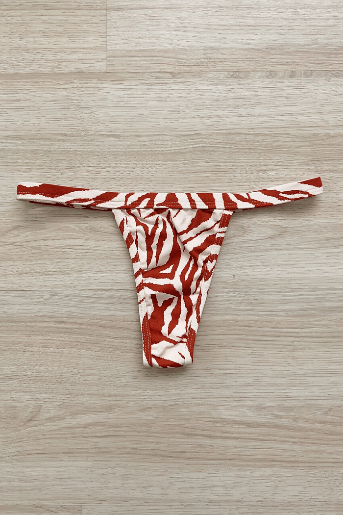 CALCINHA SASHA ZEBRA COBRE