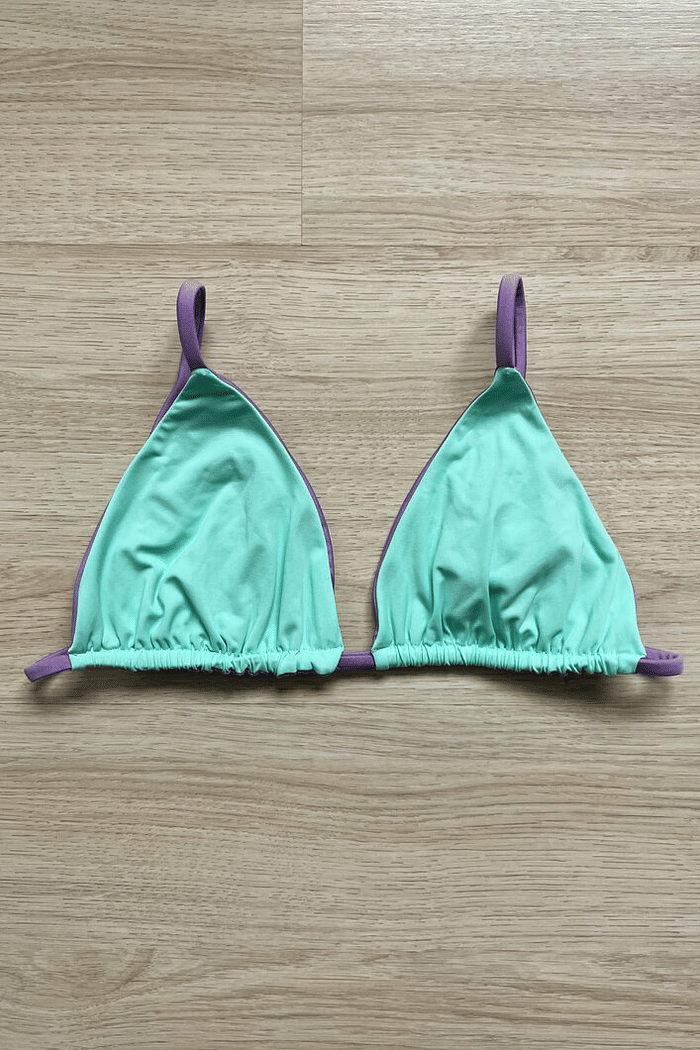 TOP LOLA LILÁS+MINT