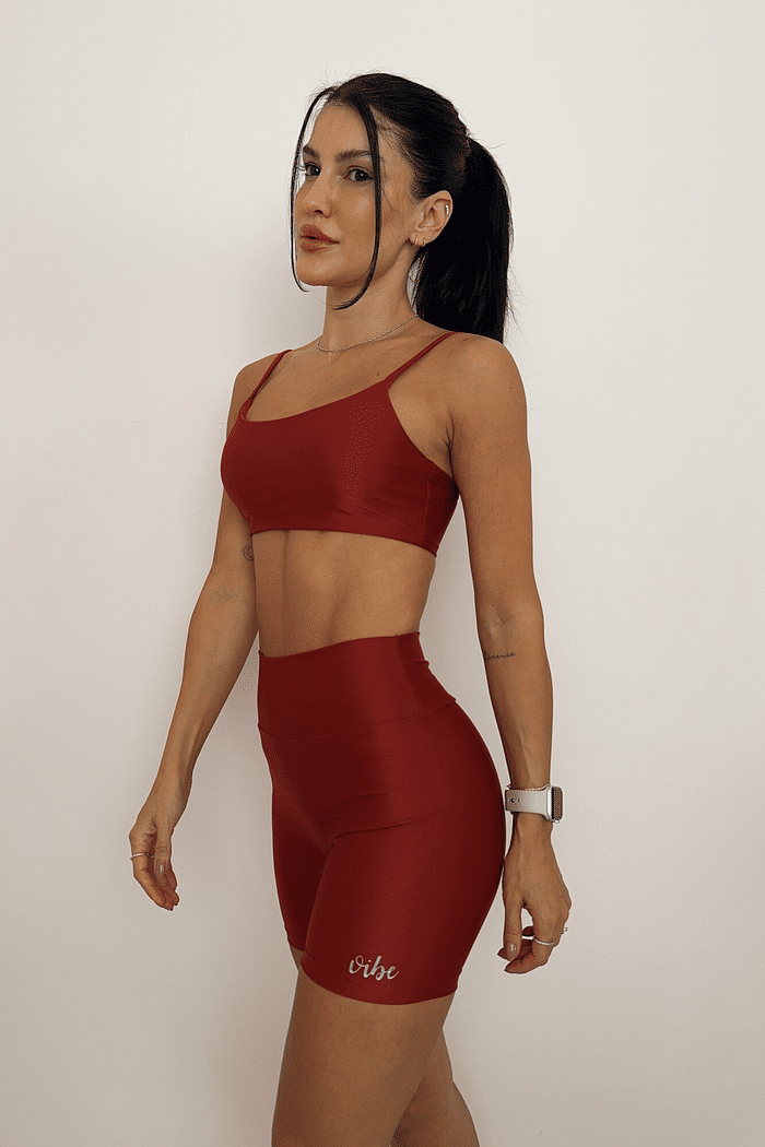 TOP BASIC CANELADO CHERRY