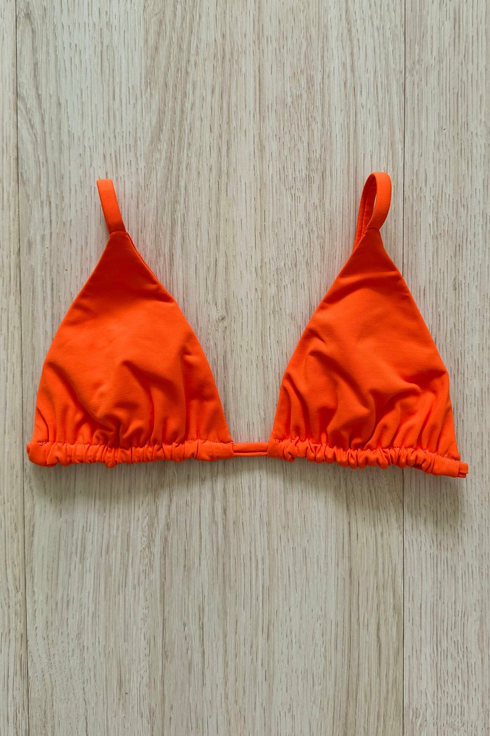 TOP DE BIQUÍNI CORTININHA LOLA ORANGE