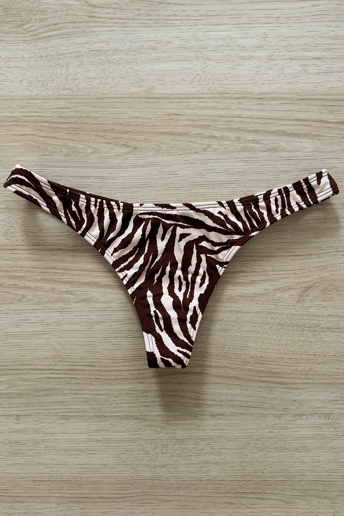 CALCINHA DUDA ZEBRA MARROM