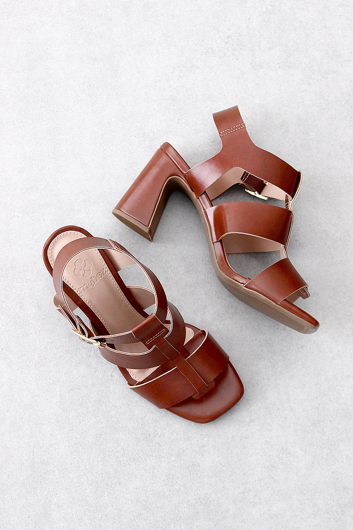 Sandália Mybez Tessalia Tiras Largas | Salto 8,5cm