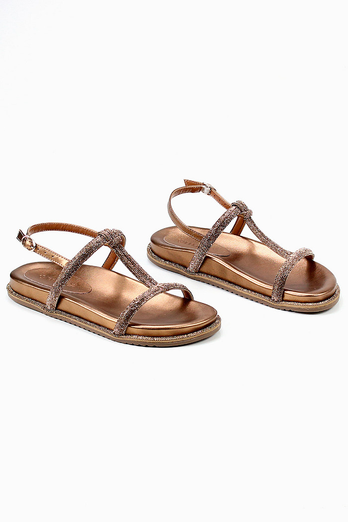 Papete Mybez Paola com Detalhe de Nó e Hotfix Bronze