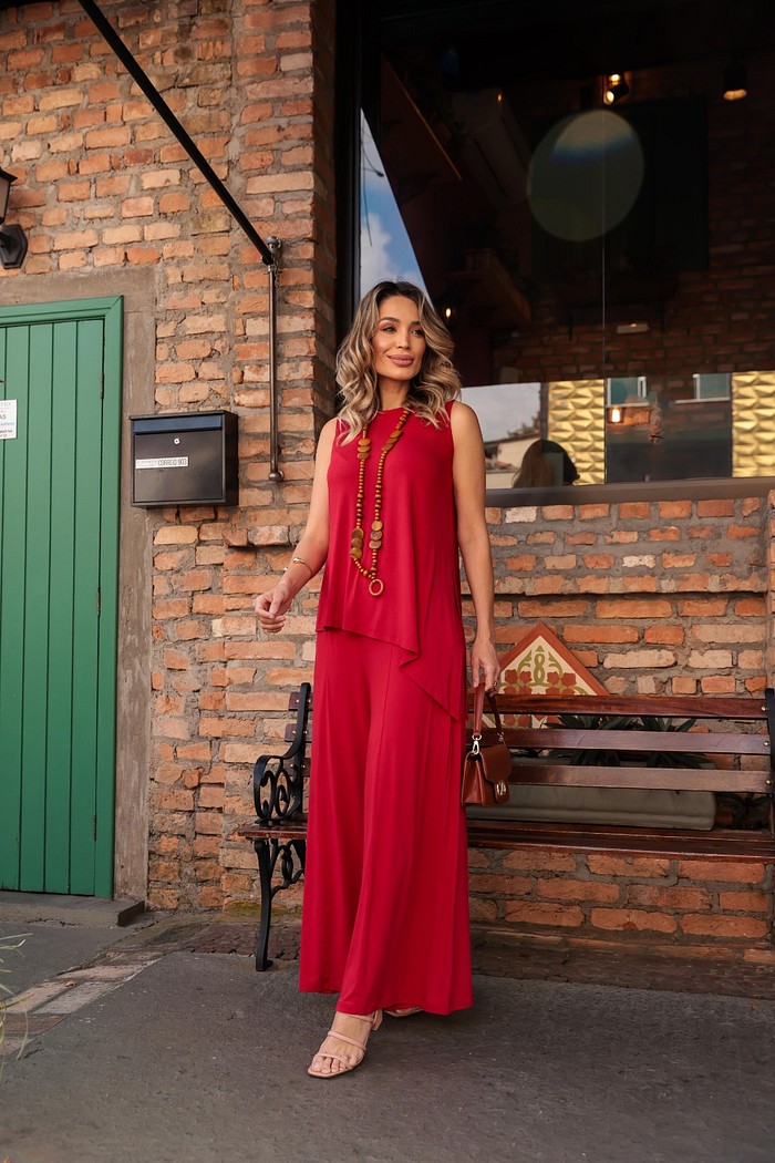 Conjunto Susana vermelho