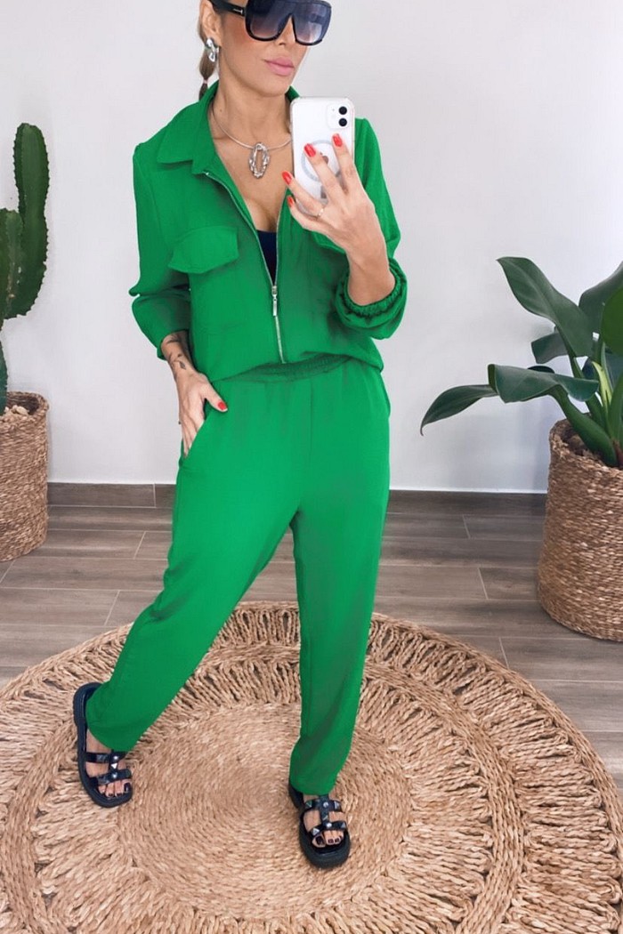 Conjunto em Air Flow Catarina - Verde