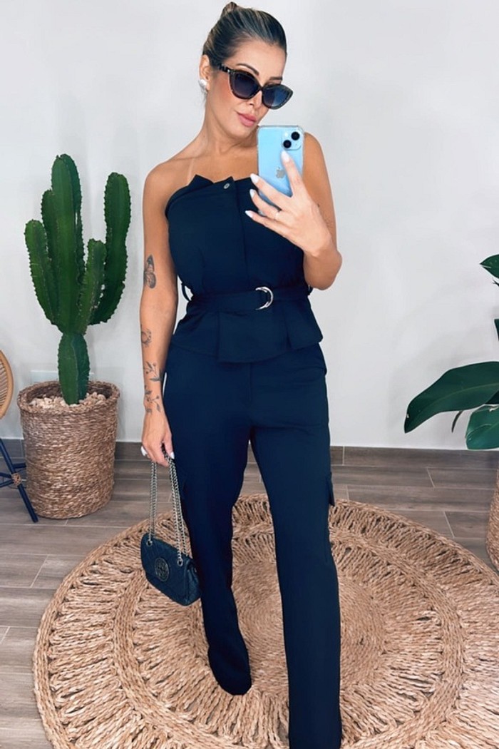 Conjunto Tomara que Caia Paris Preto