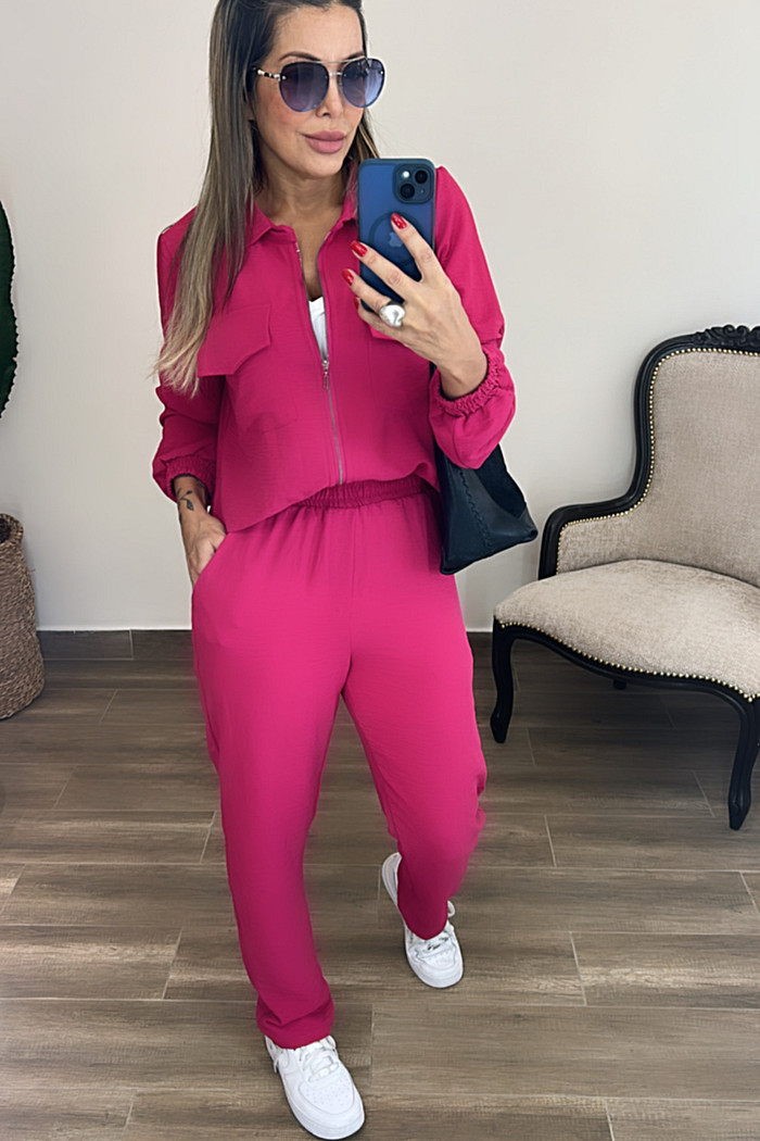 Conjunto em Air Flow Catarina - Pink