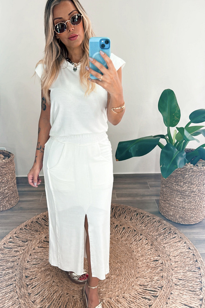Conjunto Saia Jade Branco