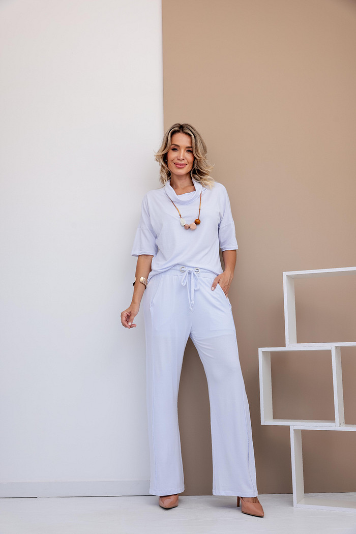 Conjunto Ariela em Malha Vicenza Branco