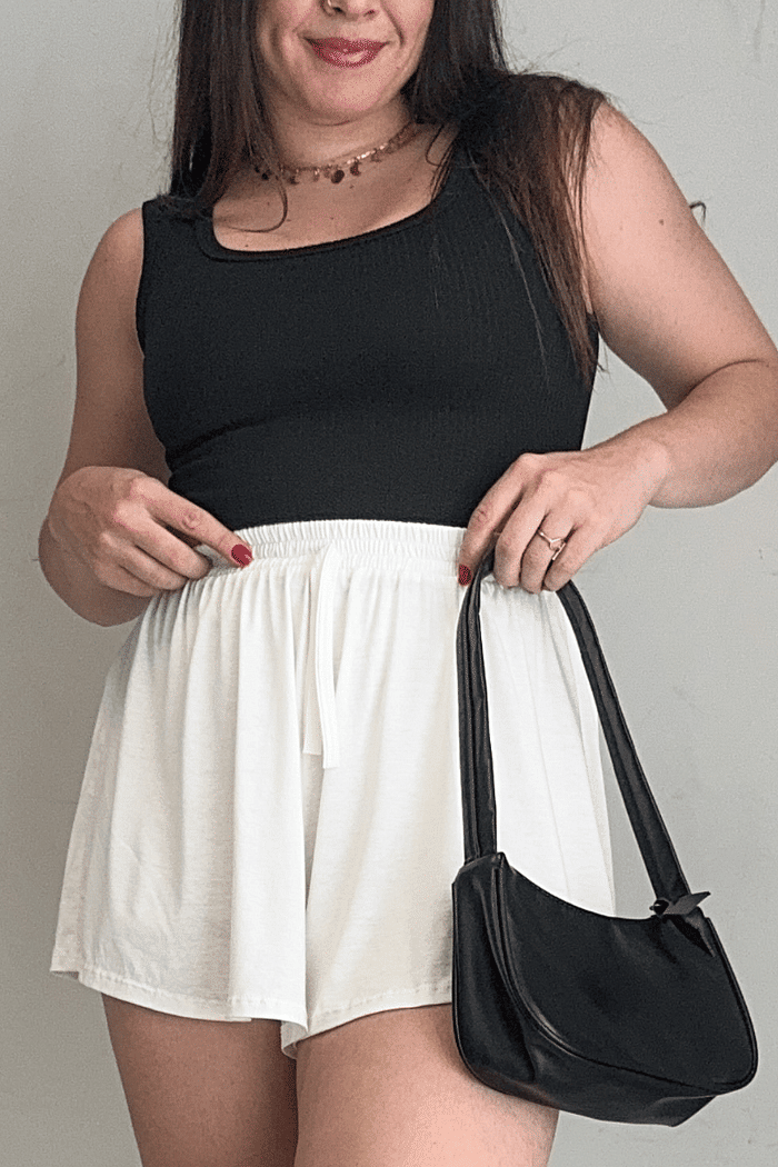 Cropped Básico Preto