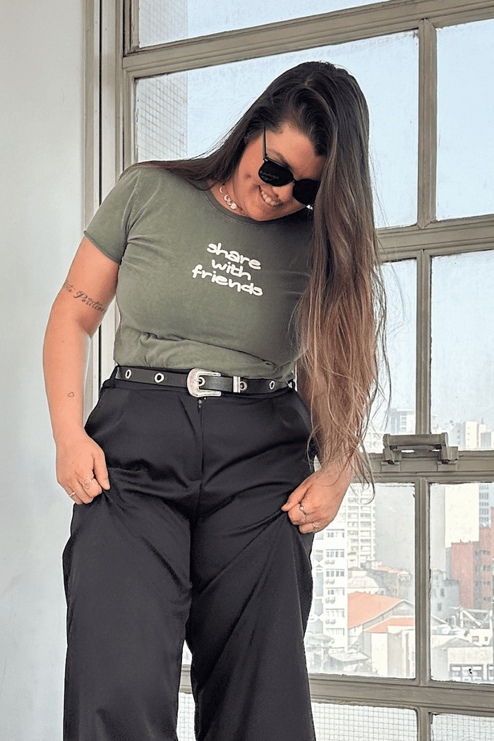 Camiseta estonada verde