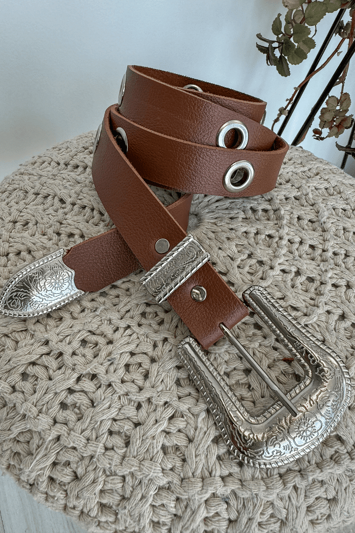 Cinto Ilhós Caramelo