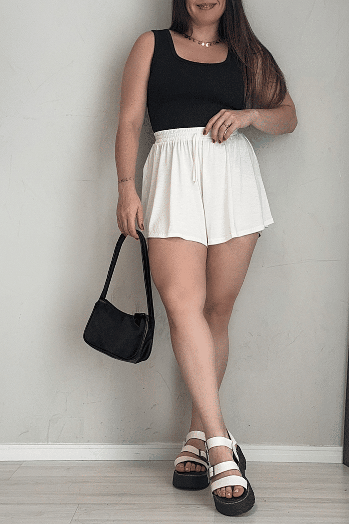 Cropped Básico Preto