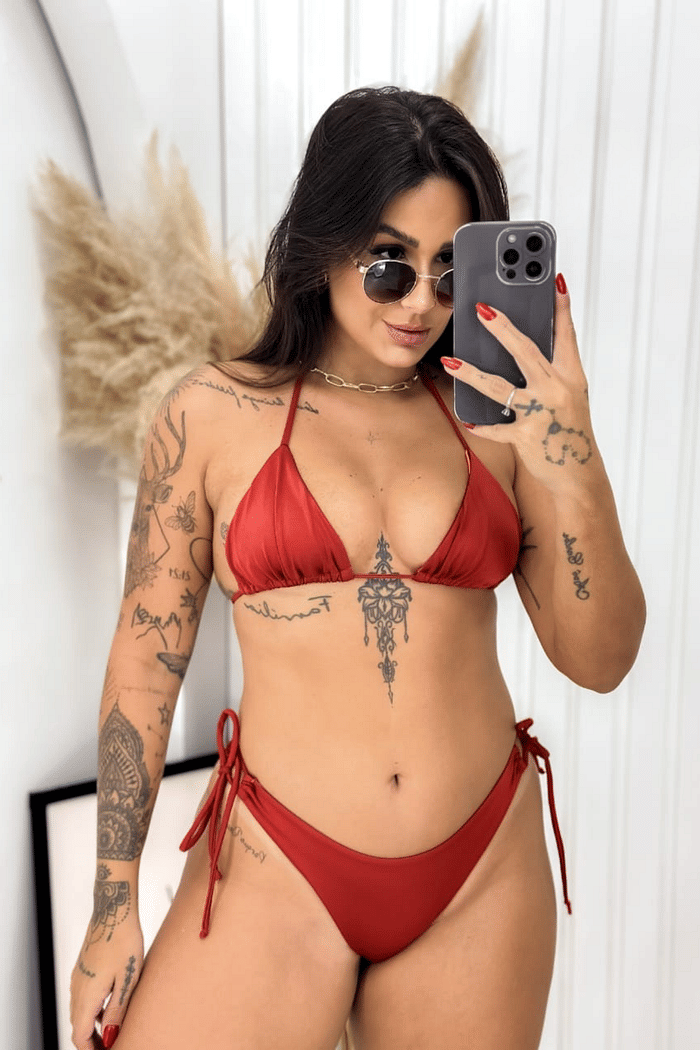 Biquíni Amarrações Cobre