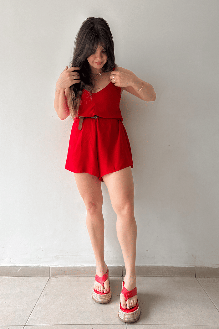 Macaquinho Jully Vermelho