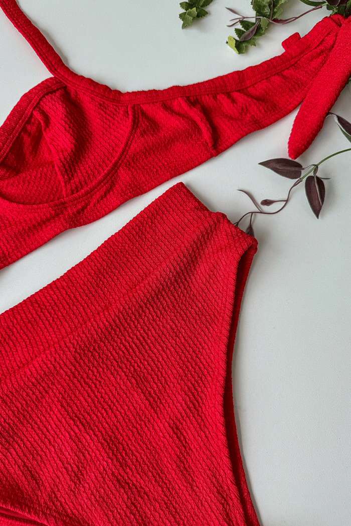 Biquíni Hot pants Vermelho