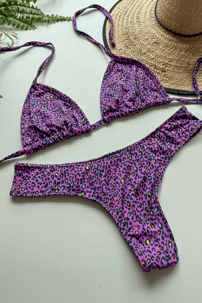 Biquíni Plus Size Asa Delta Fio Estampado