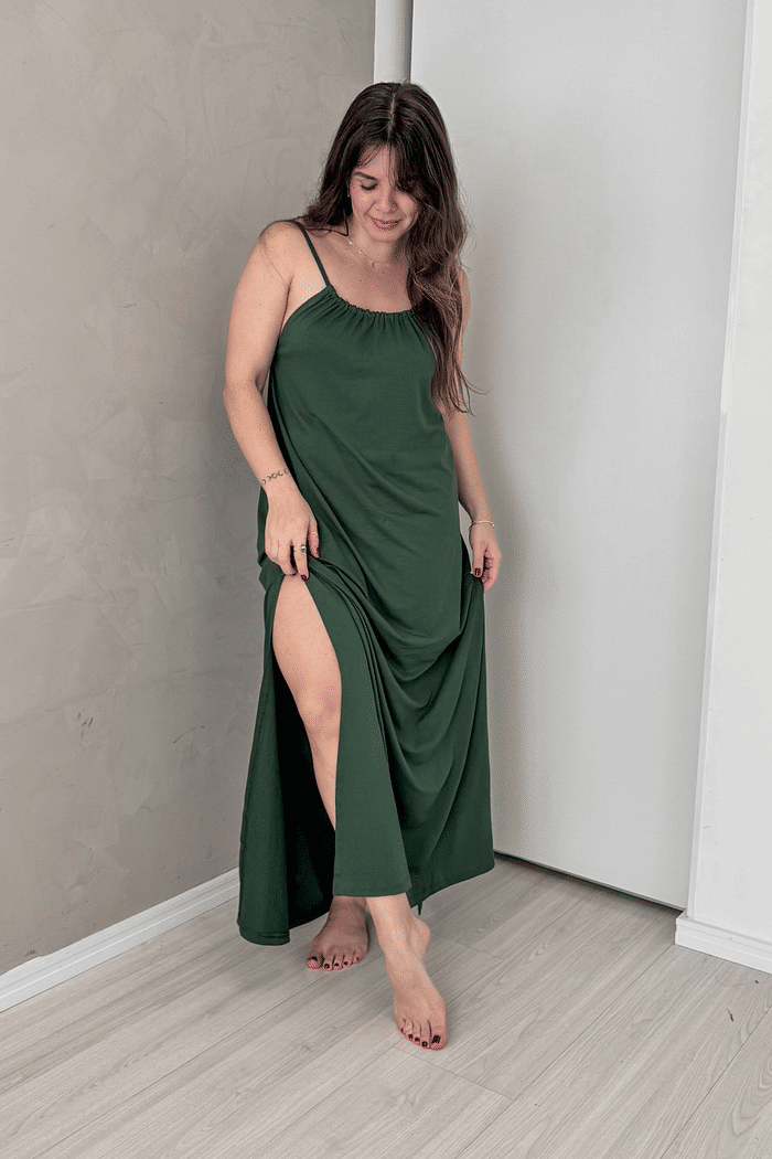 Vestido verde Mavi