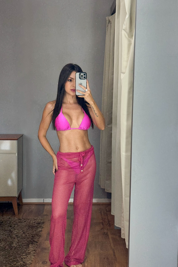 Saída Calça - Rosa