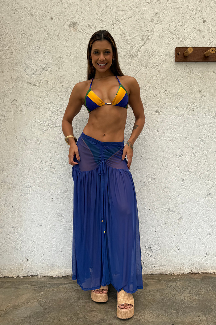 Saia de Tule - Azul