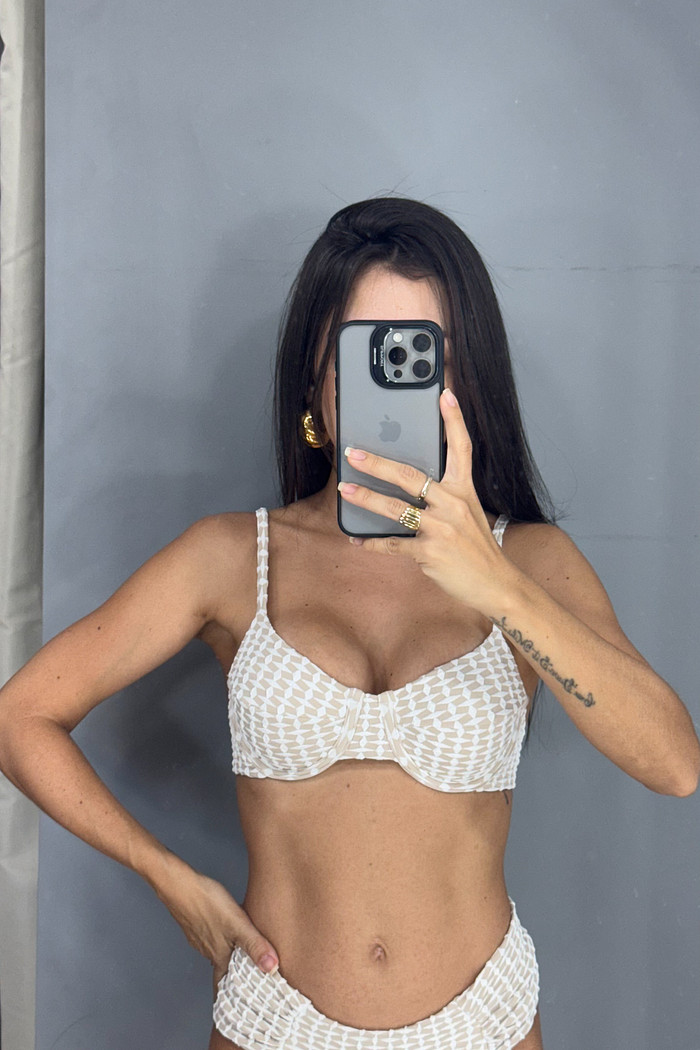 Aro retrô Malte com borboleta fio duplo