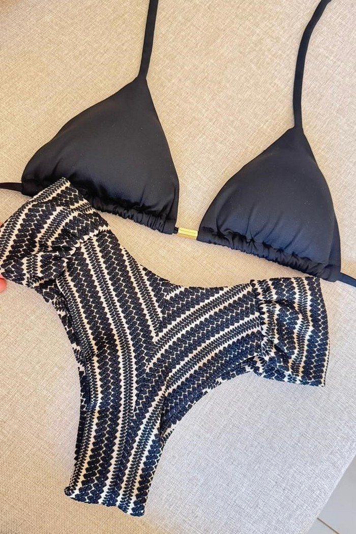 Conjunto Aruba -Borboleta Preto