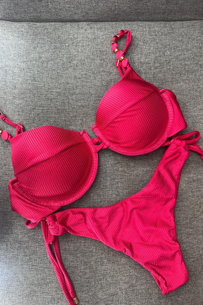 Aro retrô Sofie com asa delta regulável (Magenta)