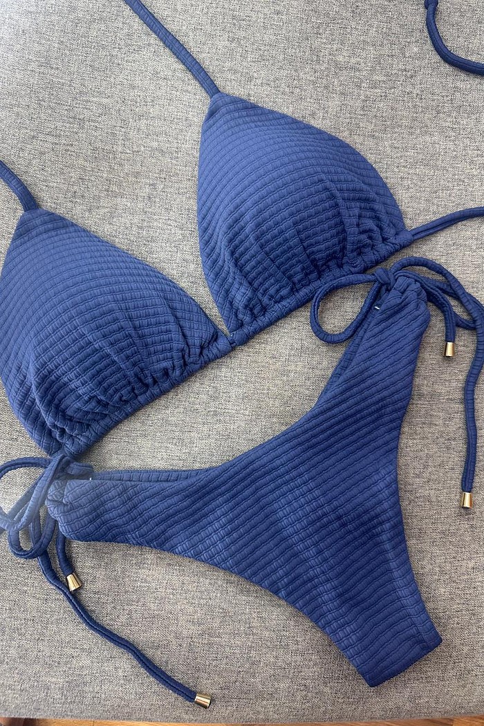 Cortininha com asa delta regulável Azul Marinho