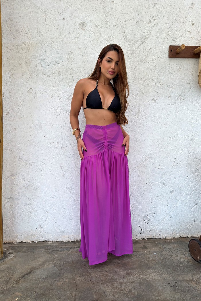 Saia de Tule - Fúcsia