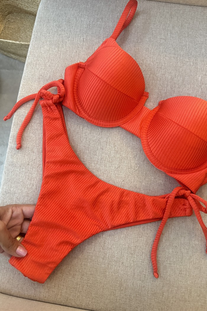 Aro retro com asa delta regulável - Tomate ( Laranja)