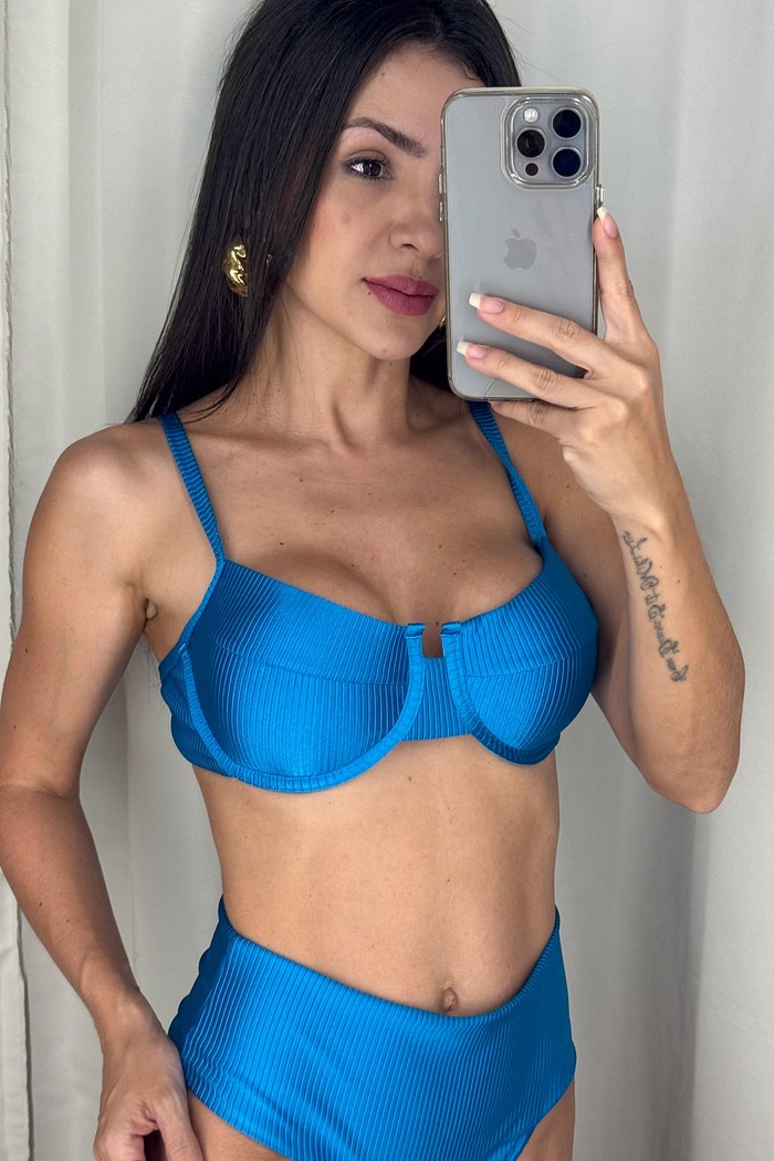 Conjunto Luiza com calcinha Hot Pants (Atol)