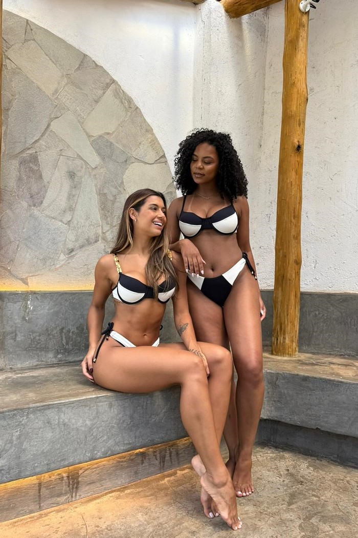 Conjunto Cecilia (Preto/Off)