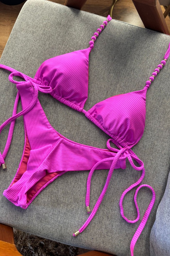 Cortininha Laura com Asa Delta Regulável - Bikini