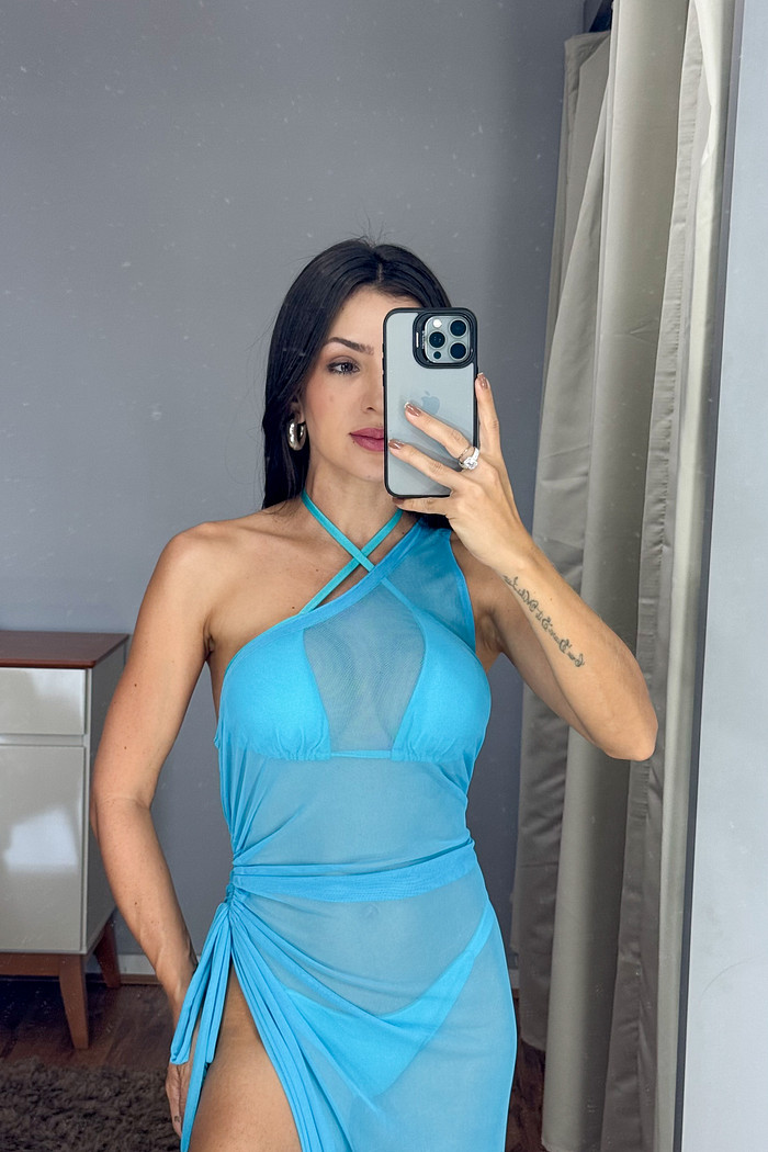 Saída Longa - Azul Bebê