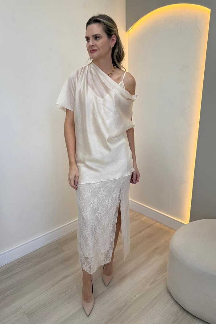 Vestido em Liocel Cherie