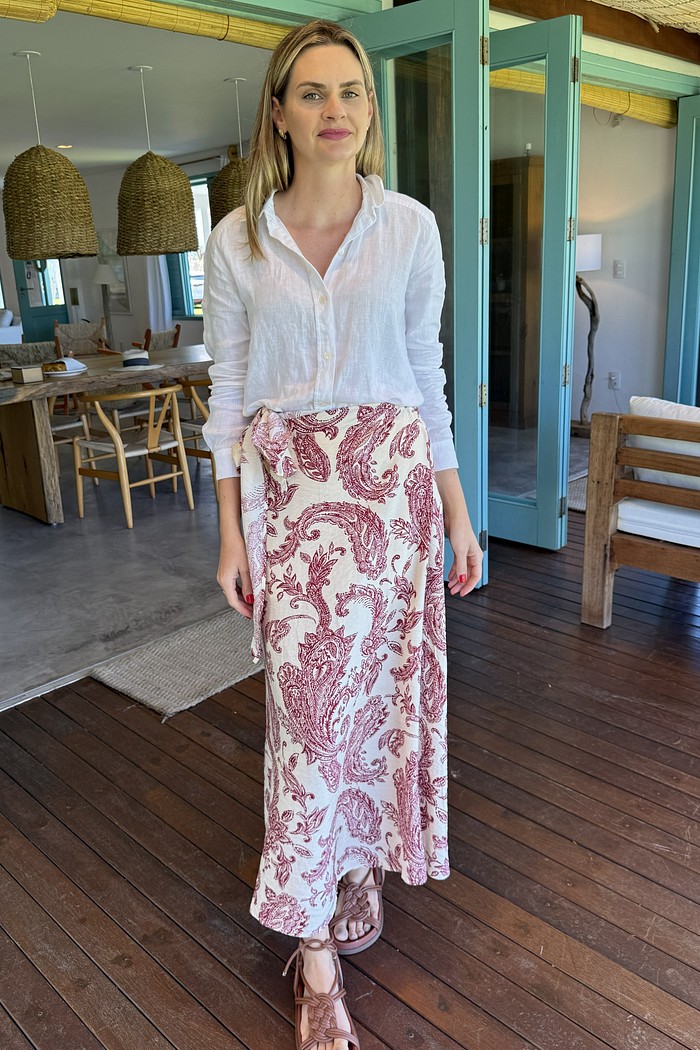 Saia Estampada Gardênia