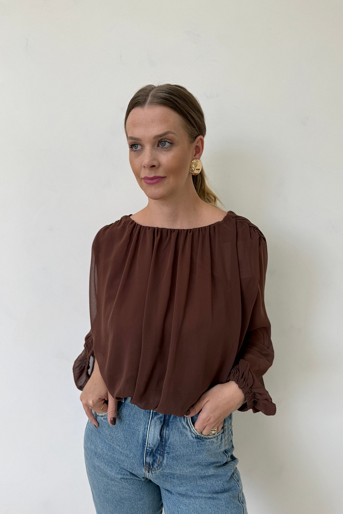 Blusa em Chiffon Ava