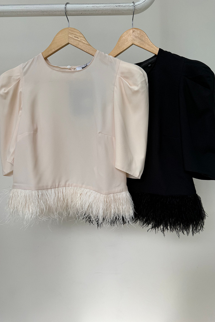 Blusa de Plumas Anabele